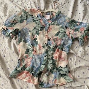 Selkie Bistro Blouse in Floral